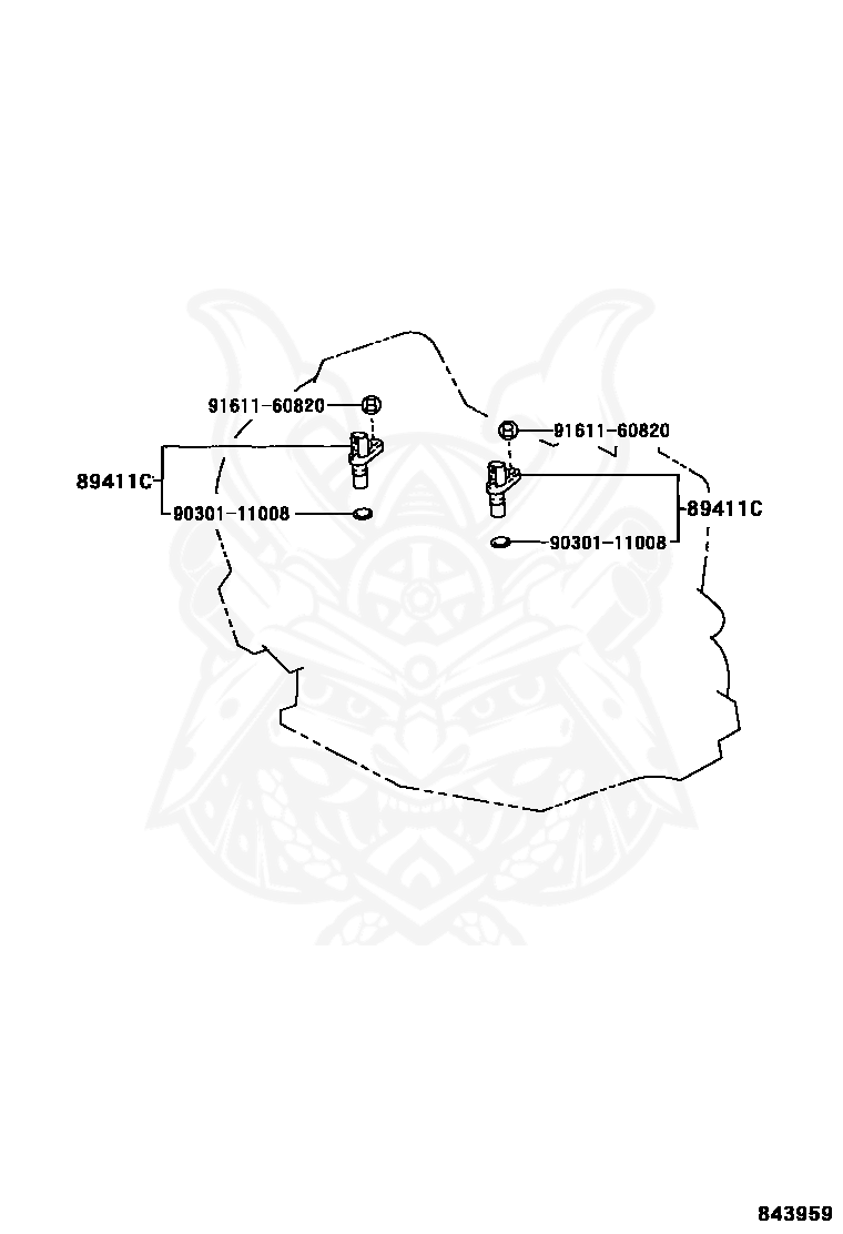 89413-24010 - Toyota - Sensor, Speed - Nengun Performance